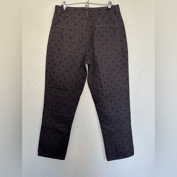 Maison Garrison Polka Dot High Rise Jeans Sz. L. - Picture 2 of 5